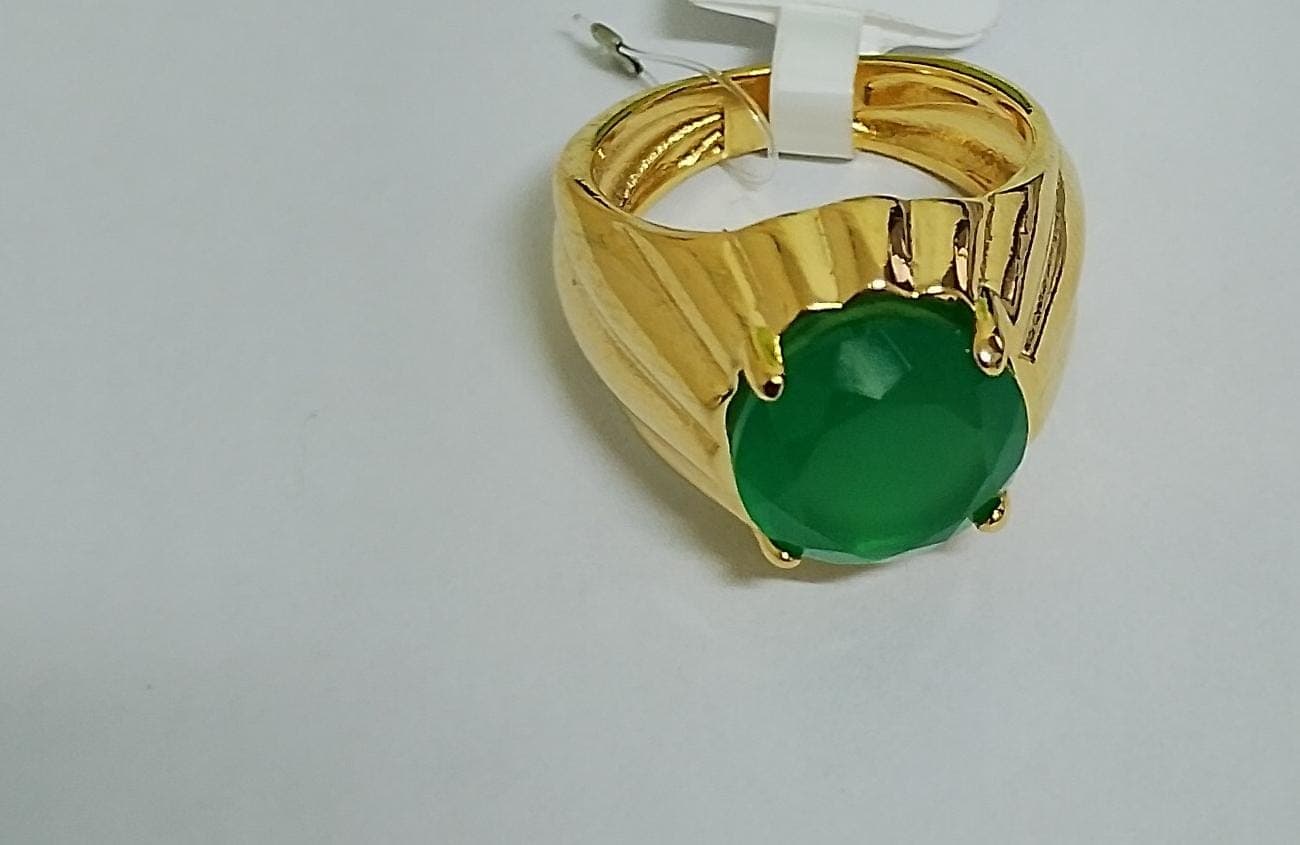 Anel Coroa Verde