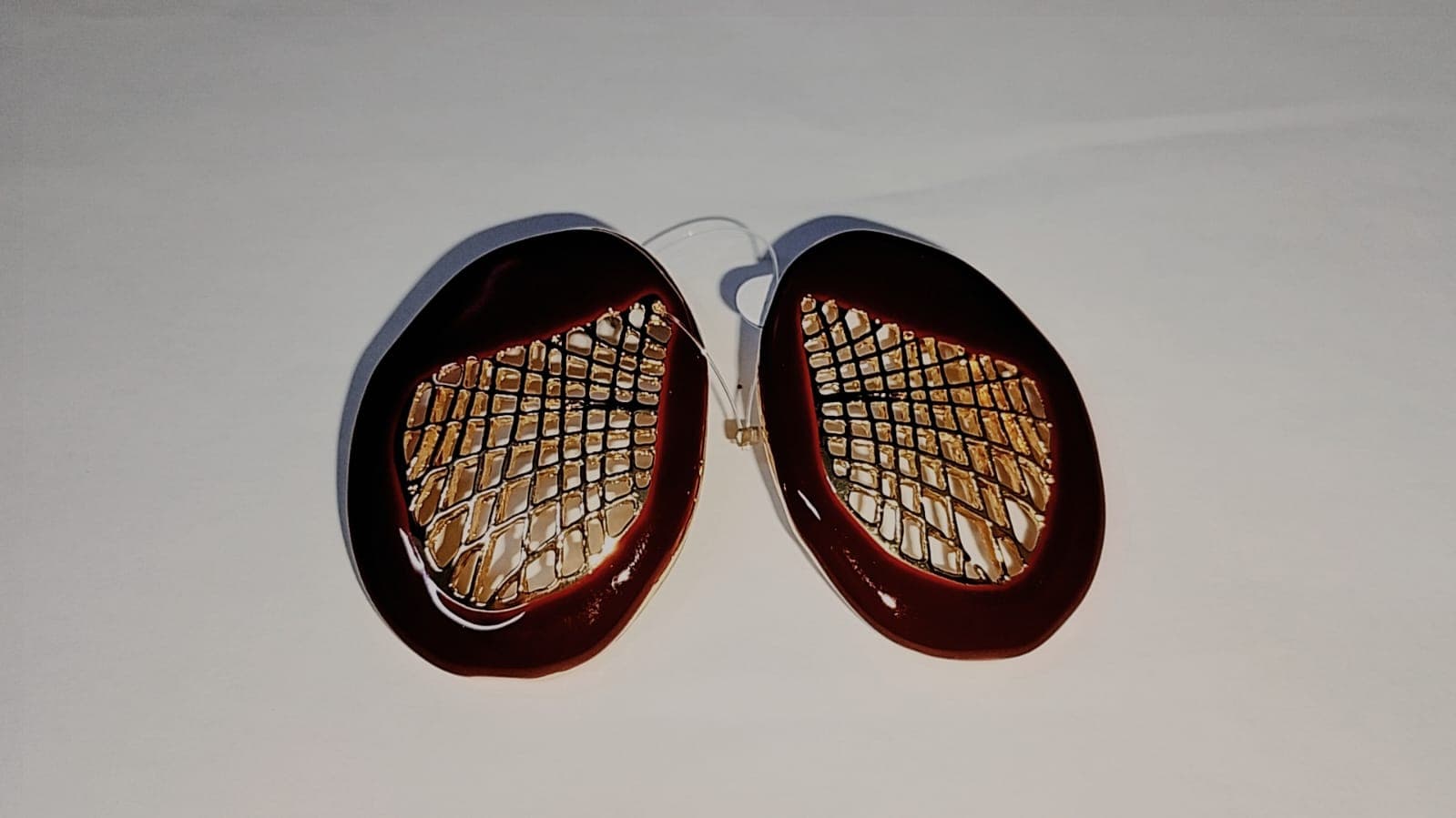 Brinco Esmalte Cor Vinho