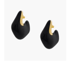 Brinco Dourado Preto