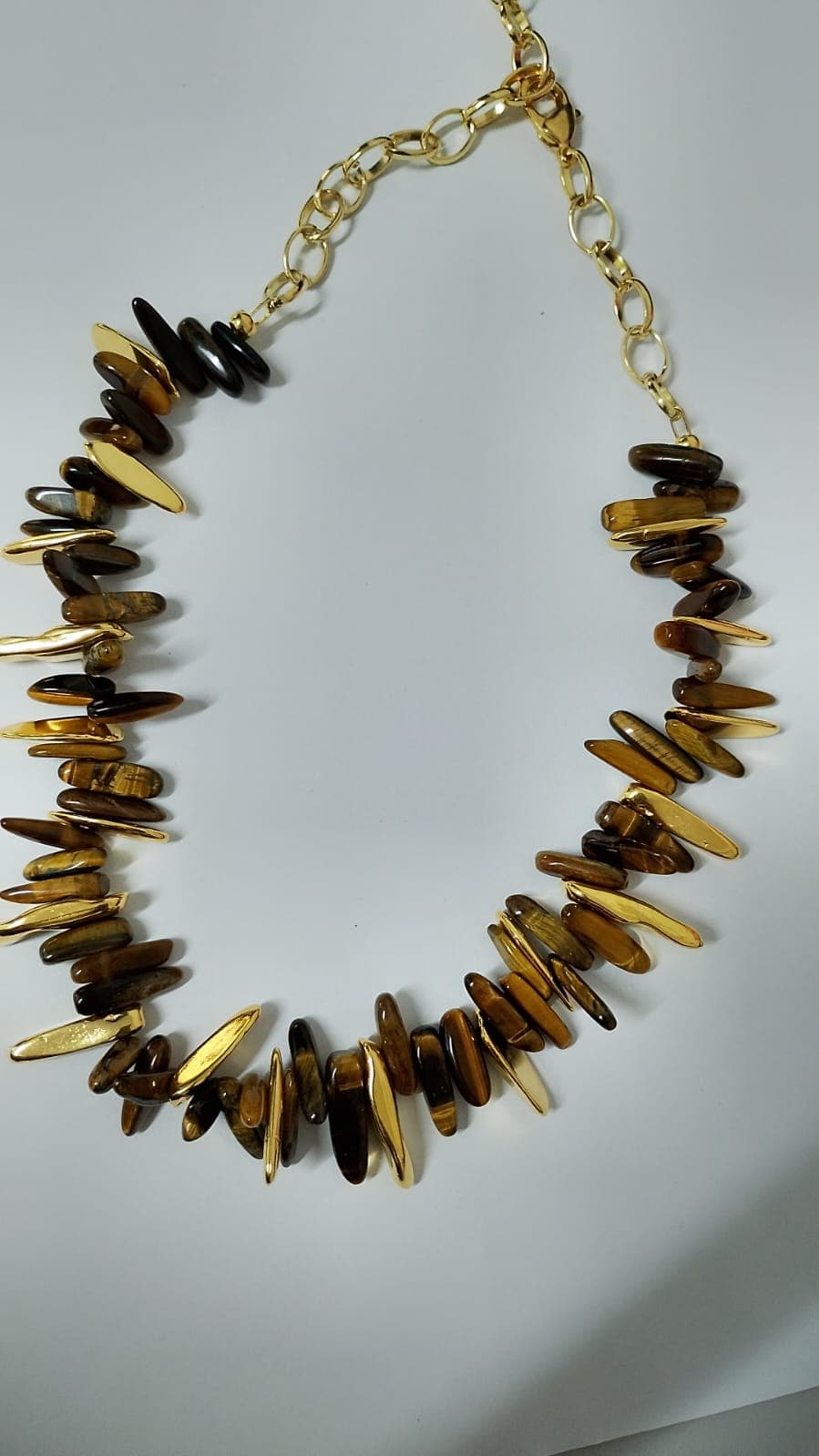 Colar Pedraria com Dourado