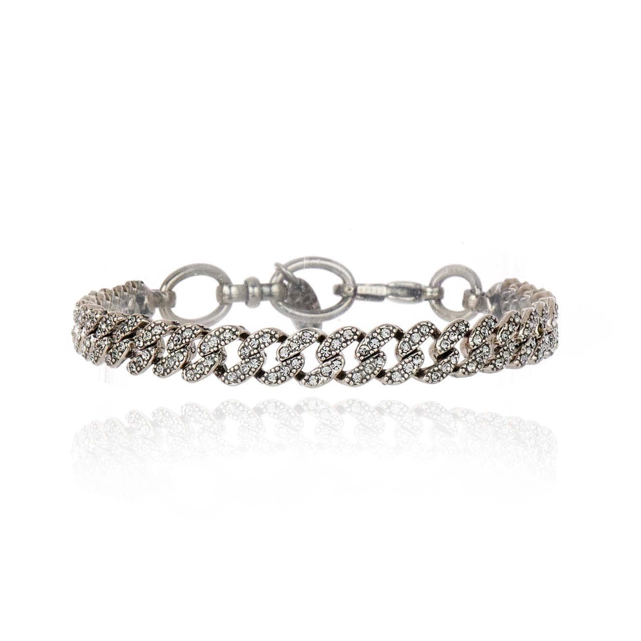 Pulseira Banho Prata Velha