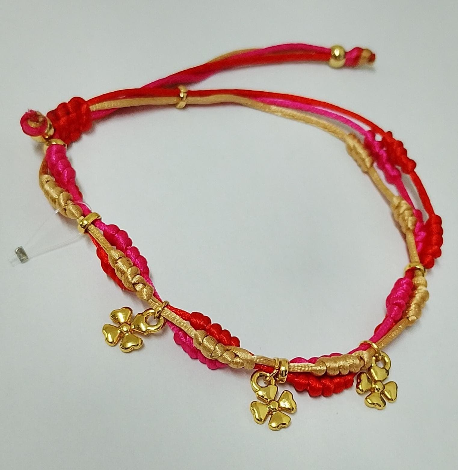 Pulseira Sete Nós com Trevo